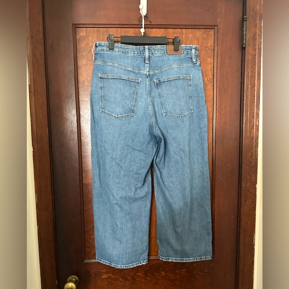 Madewell The Curvy Slim Wide Leg Jeans Size 31 - Picture 3 of 6